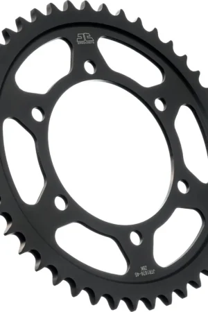 JT SPROCKETS - REAR STEEL 45T BL - Sprockets - BLACK ZINC FINISH Topkwaliteit